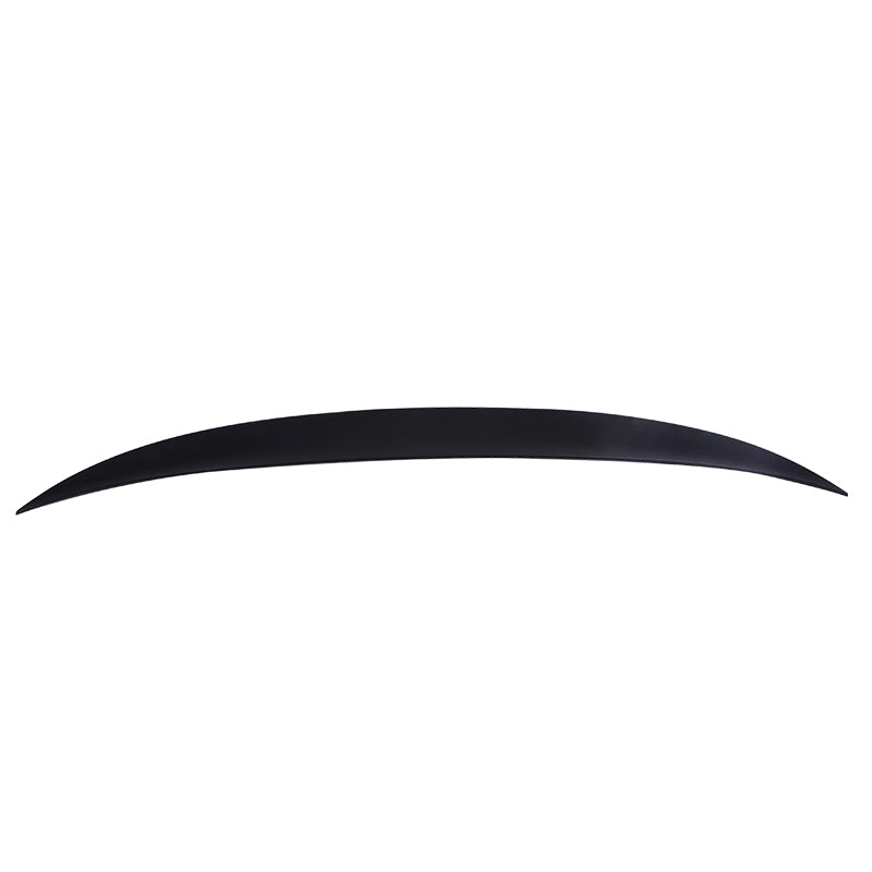 BMW E90 3 Series sedan 2006-2011 ABS performance trunk spoiler from K2 Industries, showcasing sleek aerodynamic design.