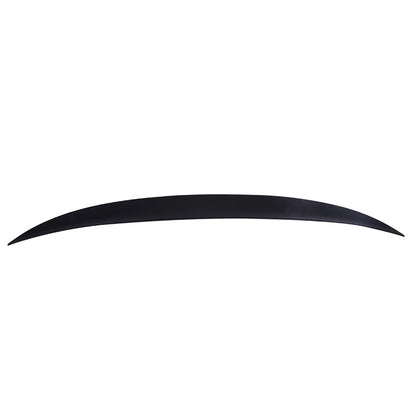 BMW E90 3 Series sedan 2006-2011 ABS performance trunk spoiler from K2 Industries, showcasing sleek aerodynamic design.
