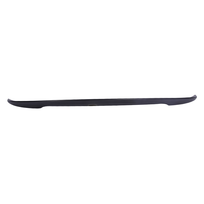 BMW E90 3 Series sedan 2006-2011 ABS performance trunk spoiler by K2 Industries, showcasing sleek aerodynamic design.