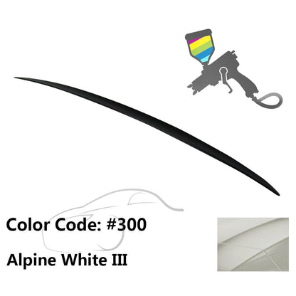 BMW E60 5 Series sedan M3 style trunk spoiler by K2 Industries, made of ABS, designed for 2004-2010 models, sleek aerodynamic boost