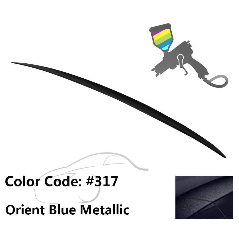 BMW E60 5 Series sedan trunk spoiler by K2 Industries, M3 style, made of ABS, designed for 2004-2010 models.