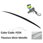 BMW E60 5 Series sedan M3 style trunk spoiler by K2 Industries, made of ABS, designed for 2004-2010 BMW E60 models