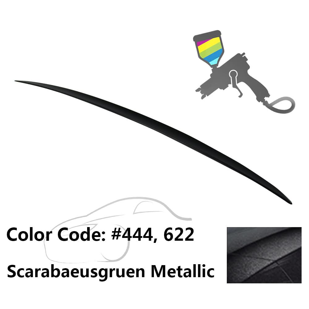 BMW E60 5 Series Sedan trunk spoiler, M3 style, ABS plastic, K2 Industries, for 2004-2010 models, sporty wing accessory.