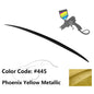 BMW E60 5 Series sedan trunk spoiler by K2 Industries, M3 style, made of durable ABS plastic, enhances sporty look.
