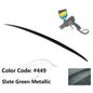 BMW E60 5 Series sedan trunk spoiler by K2 Industries, M3 style, made of durable ABS, enhances sporty look and aerodynamics.