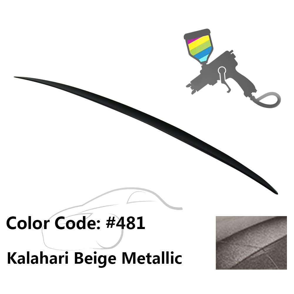 BMW E60 5 Series sedan M3 style trunk spoiler by K2 Industries, made of ABS, enhances sporty look and aerodynamics.