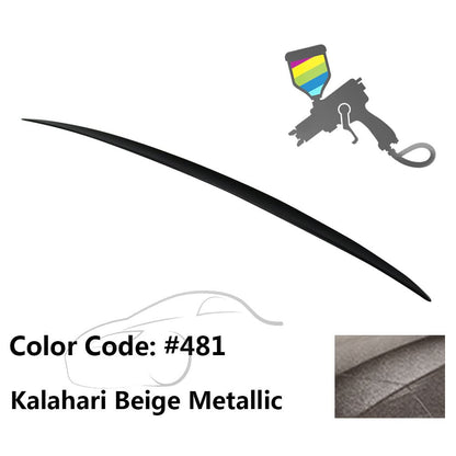 BMW E60 5 Series sedan M3 style trunk spoiler by K2 Industries, made of ABS, enhances sporty look and aerodynamics.