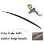 BMW E60 5 Series sedan M3 style trunk spoiler by K2 Industries, made of ABS, enhances sporty look and aerodynamics.