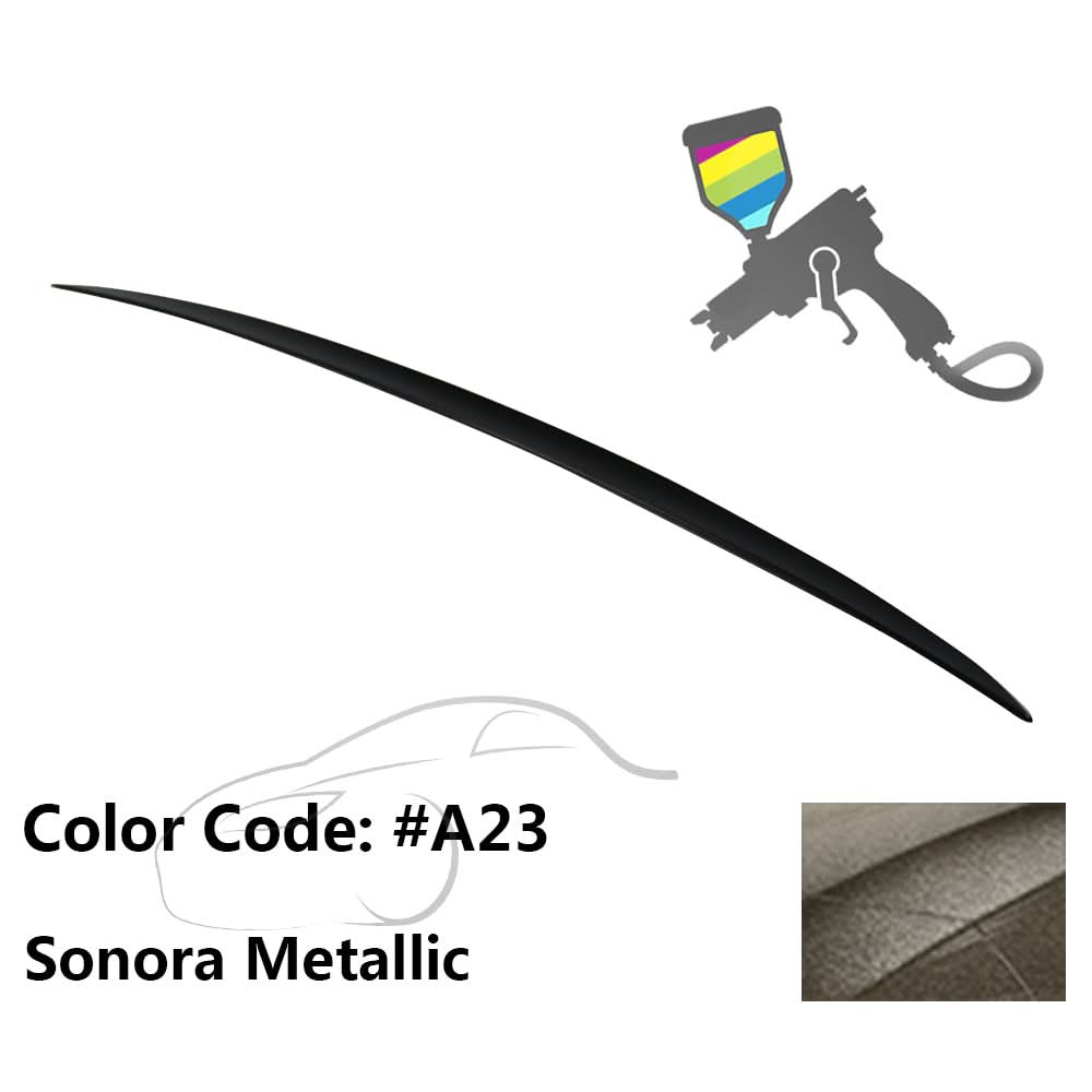 BMW E60 5 Series sedan trunk spoiler in M3 style, ABS material, designed for 2004-2010 BMW E60 models, by K2 Industries.