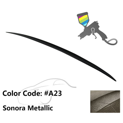 BMW E60 5 Series sedan trunk spoiler in M3 style, ABS material, designed for 2004-2010 BMW E60 models, by K2 Industries.