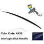 BMW E60 5 Series sedan trunk spoiler in M3 style, ABS material, designed for 2004-2010 models, by K2 Industries.