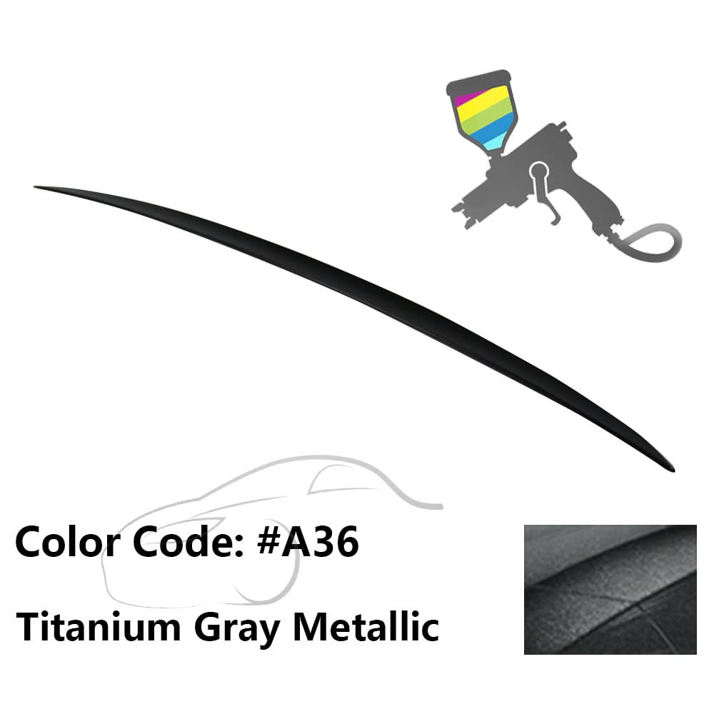 BMW E60 5 Series sedan trunk spoiler by K2 Industries, M3 style, made of durable ABS, designed for 2004-2010 BMW E60 models