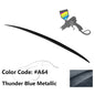 BMW E60 5 Series sedan trunk spoiler in M3 style, ABS material, designed for 2004-2010 models by K2 Industries.