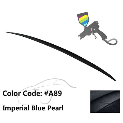 BMW E60 5 Series sedan trunk spoiler by K2 Industries, M3 style, made of durable ABS, designed for 2004-2010 models.