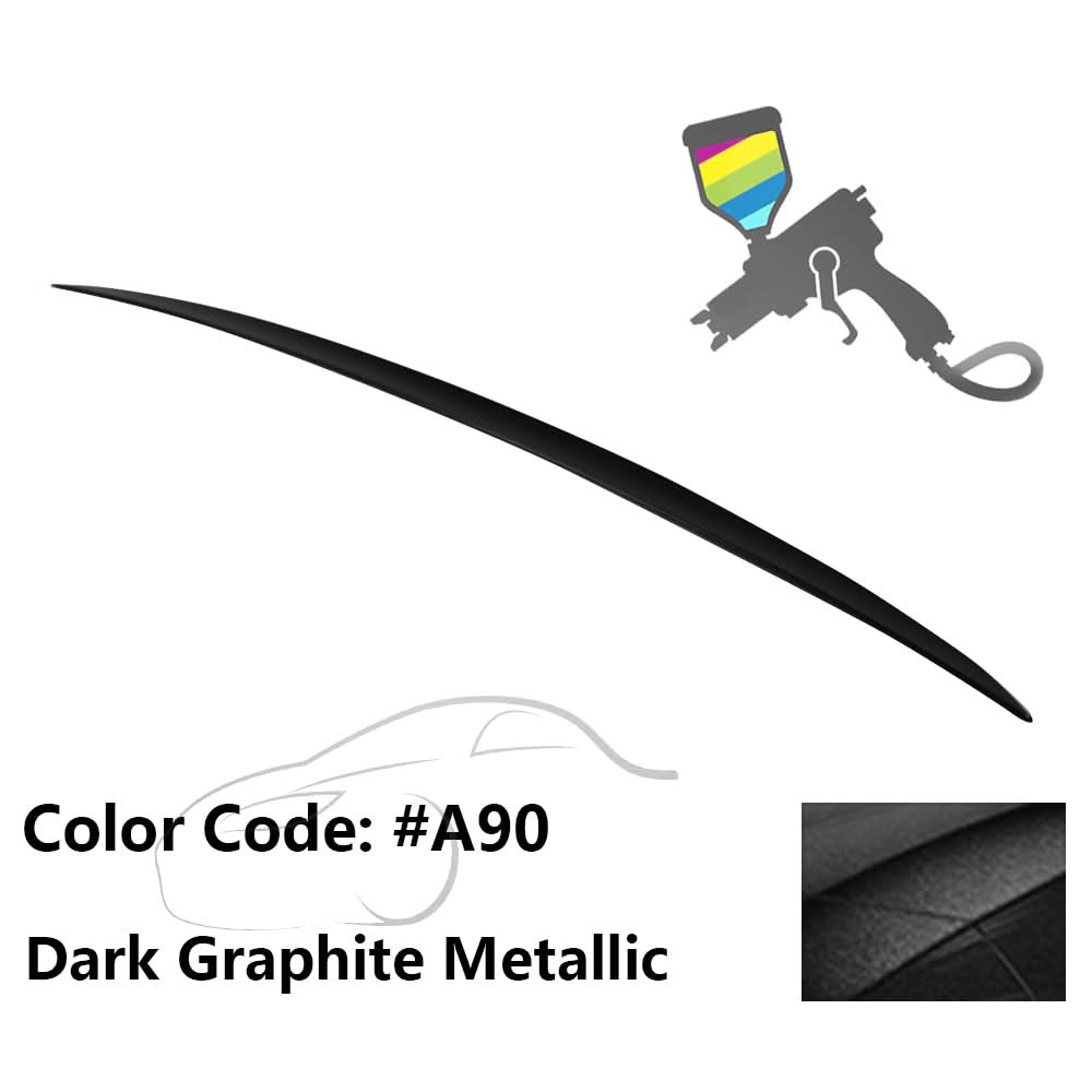 BMW E60 5 Series M3 Style trunk spoiler by K2 Industries, made of ABS, designed for 2004-2010 sedan with sporty aerodynamic look.