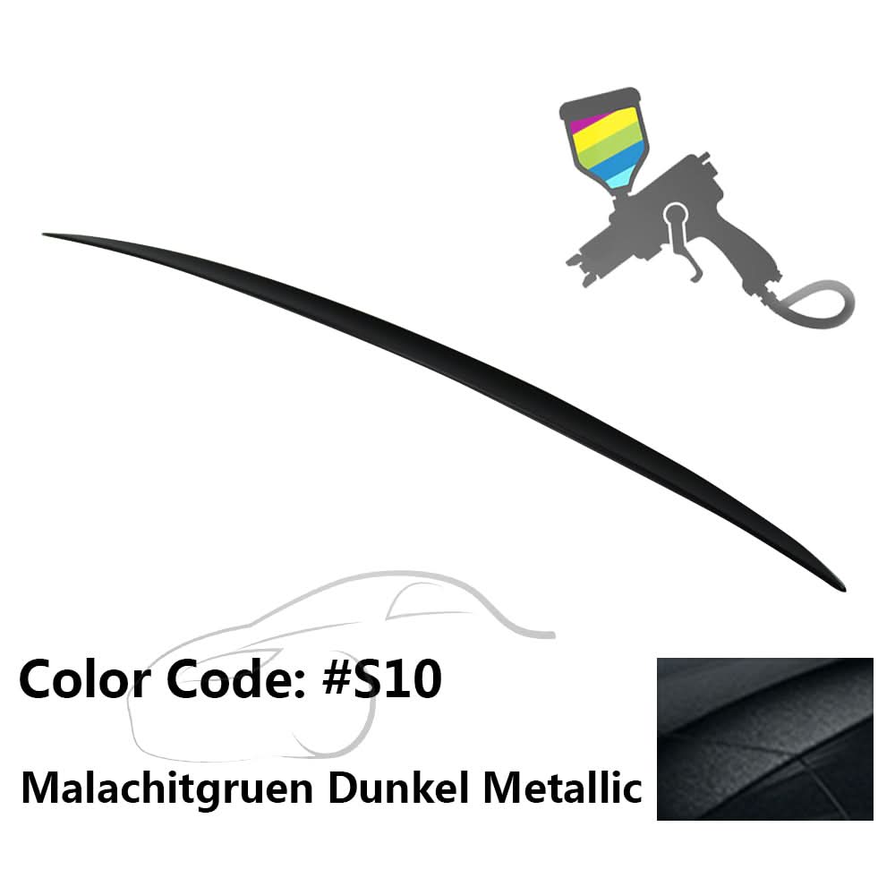 BMW E60 5 Series sedan trunk spoiler by K2 Industries, M3 style, made of durable ABS, designed for 2004-2010 models.