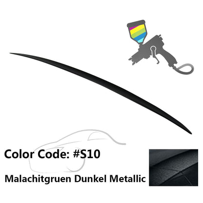 BMW E60 5 Series sedan trunk spoiler by K2 Industries, M3 style, made of durable ABS, designed for 2004-2010 models.