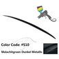 BMW E60 5 Series sedan trunk spoiler by K2 Industries, M3 style, made of durable ABS, designed for 2004-2010 models.