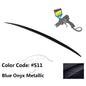 BMW E60 5 Series sedan trunk spoiler in M3 style, ABS material, designed for 2004-2010 models, by K2 Industries.