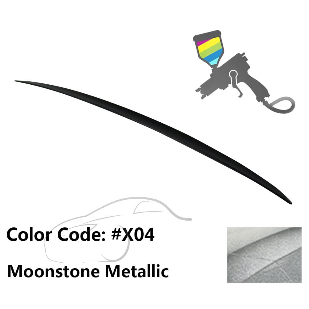 BMW E60 5 Series sedan trunk spoiler in M3 style, ABS material, designed for 2004-2010 models, by K2 Industries.
