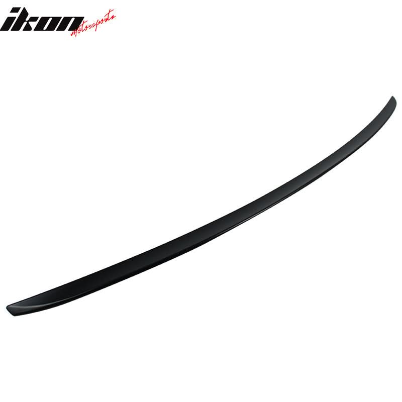 BMW E60 5 Series sedan trunk spoiler with M3 style, ABS material, designed for 2004-2010 models, by K2 Industries.