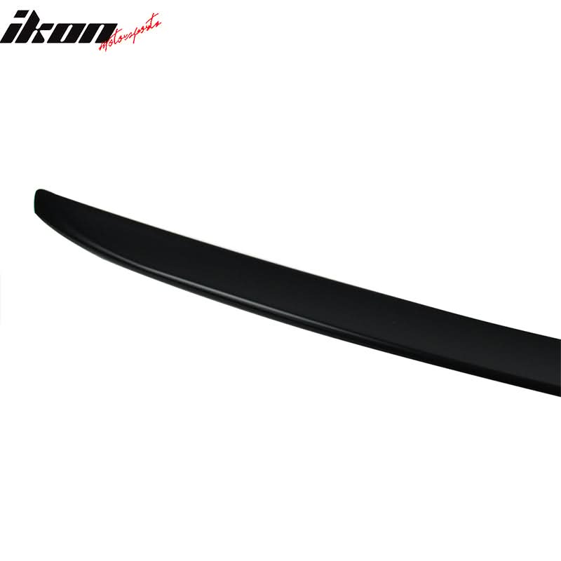 BMW E60 5 Series sedan trunk spoiler in M3 style, ABS plastic, designed for 2004-2010 models, by K2 Industries.