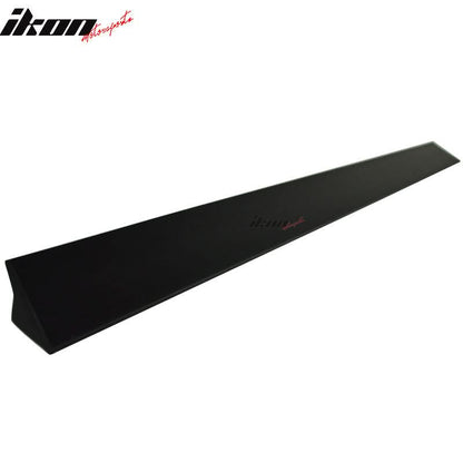 Unpainted VRS style roof spoiler for BMW E66 E65 7 Series, made by K2 Industries, shown on a black car roof.