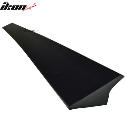 Unpainted VRS style roof spoiler for BMW E82 1 Series 2-door models by K2 Industries, shown mounted on the car's roof.