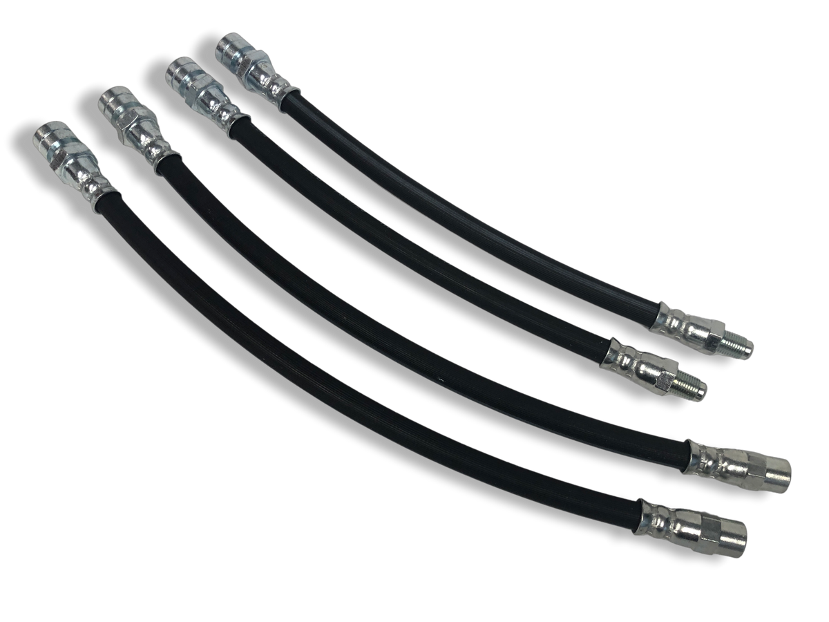 PMB Performance DirectFit Rubber Brake Lines - Set of 4 - 1964-68 Porsche 911/912