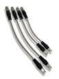 PMB Performance DirectFit Stainless-Steel Brake Lines - Set of 4 - 1969-83 Porsche 911/912