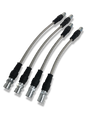 PMB Performance DirectFit Stainless-Steel Brake Lines - Set of 4 - 1984-89 Porsche 911