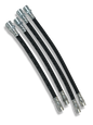PMB Performance DirectFit Rubber Brake Lines - Set of 4 - 1970-72.8 Porsche 914-4/914-6
