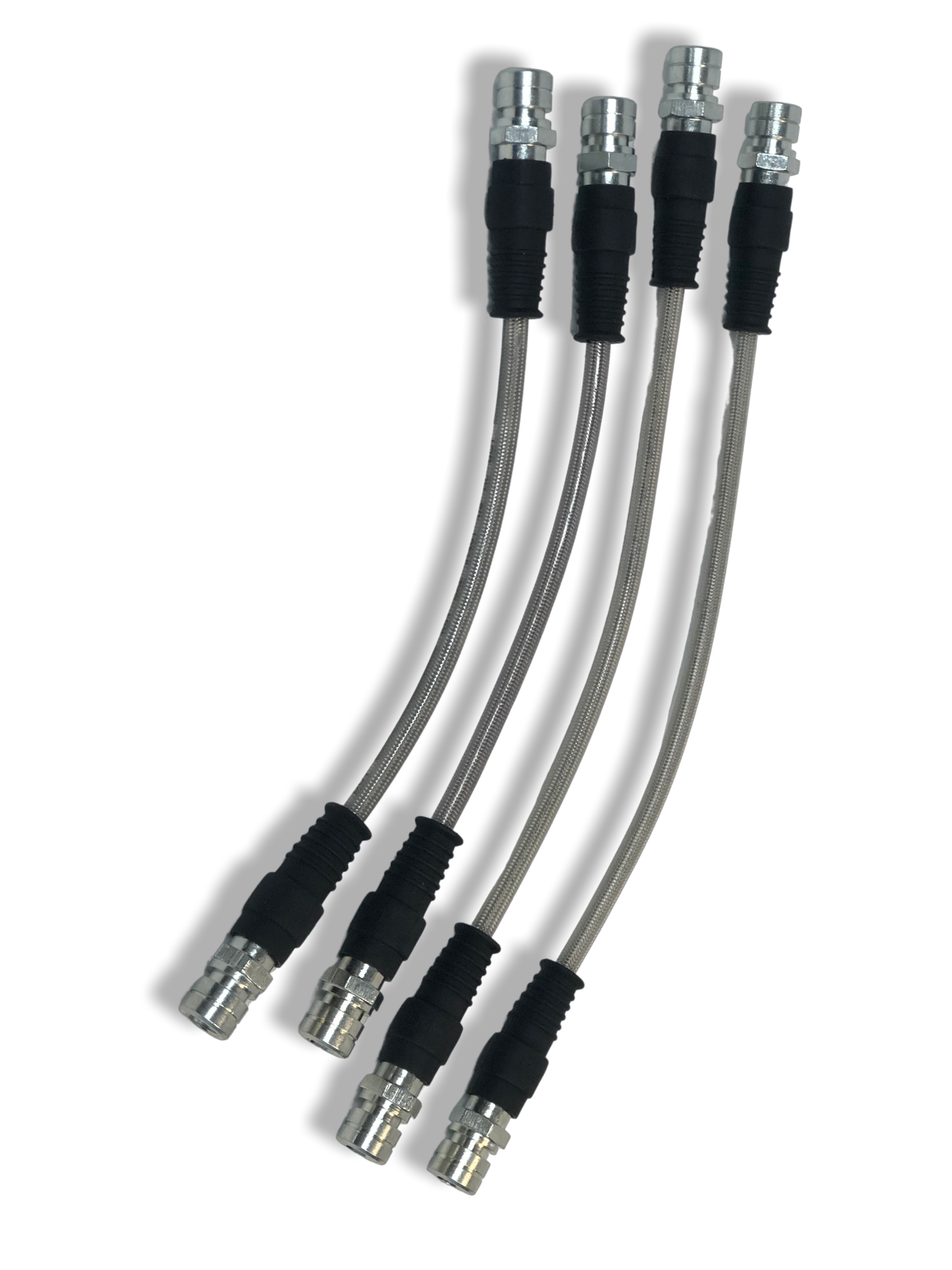PMB Performance DirectFit Stainless-Steel Brake Lines - Set of 4 - 1973-76 Porsche 914-4