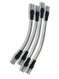 PMB Performance DirectFit Stainless-Steel Brake Lines - Set of 4 - 1973-76 Porsche 914-4