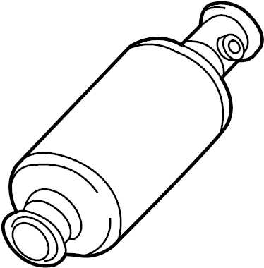 1K0254402AX DAS MOTOR HAUS CATALYTIC CONVERTOR 2.0L TDI EA189 AUDI VW 2010-2015