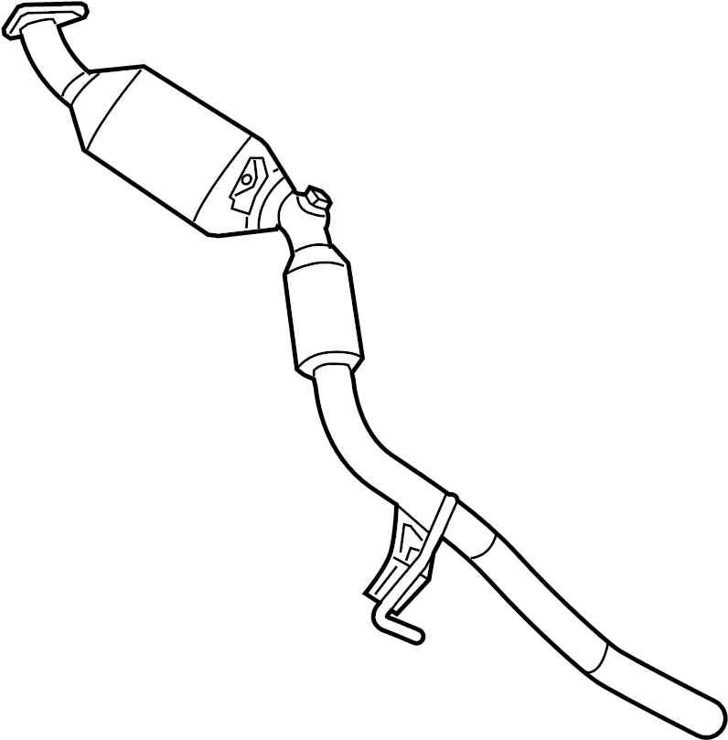 Chengdu Glossy Trading Co. OEM catalytic converter and oxygen sensors for Audi and VW exhaust system, part number 9241303_2.