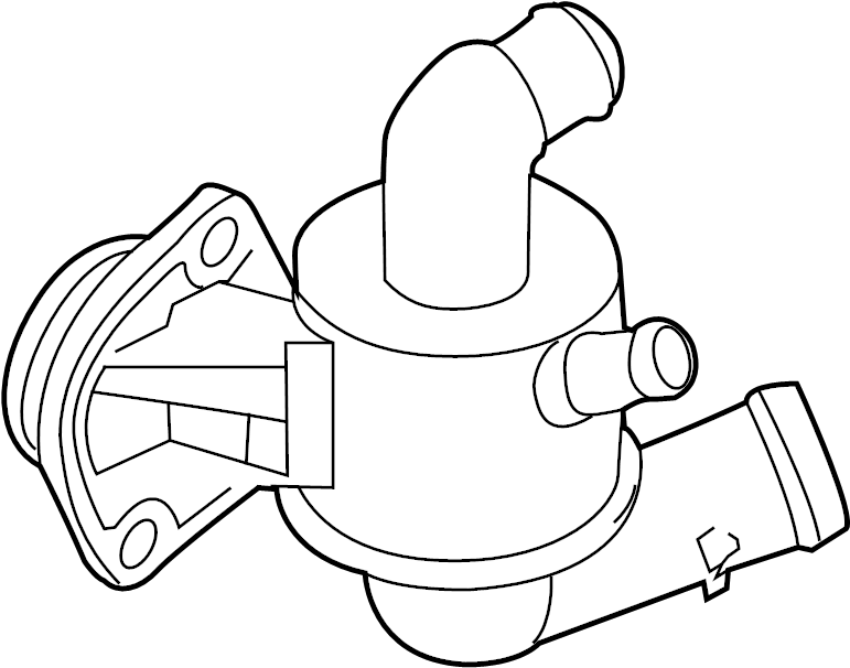2.0L TDI 03L121111AM DAS MOTOR HAUS Audi VW Engine Thermostat 2009-2017