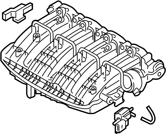 Colector de admisión Audi/VW OEM EA888 Audi VW 2.0 1.8L Gen 2 06H133201AR