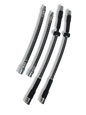 PMB Performance DirectFit Rubber Brake Lines - Set of 4 - 1983-95 Porsche 928 (alloy calipers)