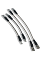 Set of four PMB Performance stainless-steel brake lines for 1983-95 Porsche 928 with alloy calipers, durable and direct-fit.