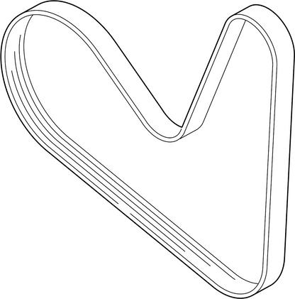 06J260849F GENUINE OEM AUDI VW Drive Belt 2013-2018
