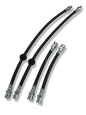 PMB Performance DirectFit Rubber Brake Lines - Set of 4 - 1976-89 Porsche 924/944