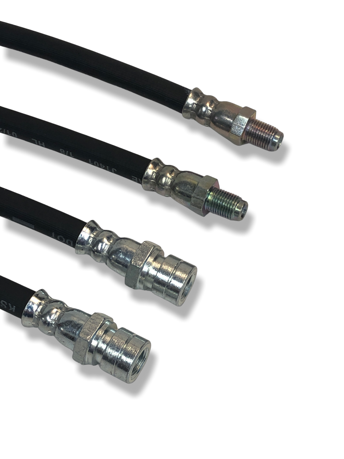 PMB Performance DirectFit Rubber Brake Lines - Set of 4 - 1976-89 Porsche 924/944