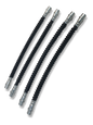 PMB Performance DirectFit Rubber Brake Lines - Set of 4 - 2012-16 Porsche Boxster/Cayman