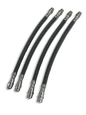 PMB Performance DirectFit Rubber Brake Lines - Set of 4 - 2016-22 Porsche Boxster/Spyder/Cayman