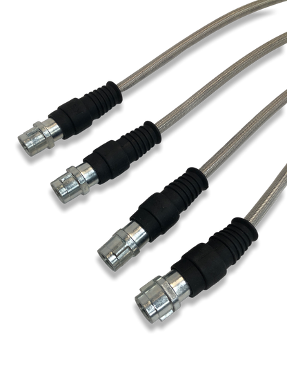 PMB Performance DirectFit Stainless-Steel Brake Lines - Set of 4 - 2005-12 Porsche Boxster/Cayman