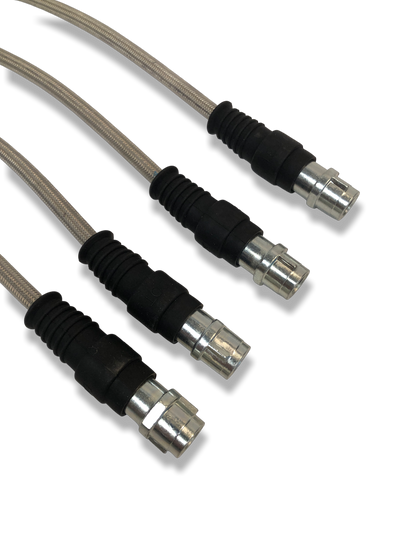 PMB Performance DirectFit Stainless-Steel Brake Lines - Set of 4 - 2005-12 Porsche Boxster/Cayman