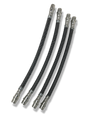 PMB Performance DirectFit Rubber Brake Lines - Set of 4 - 1998-12 Porsche 996/997/GT3