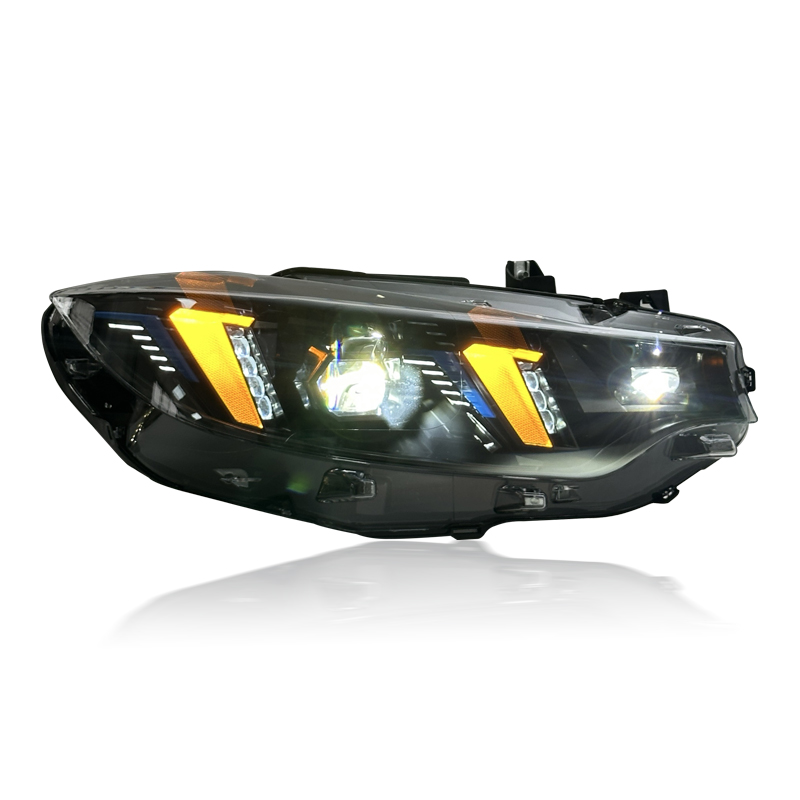 Vekto LED headlights assembly for BMW 4 Series F32/F82 with Snake Eye style upgrade, dual color DRL, plug and play installation