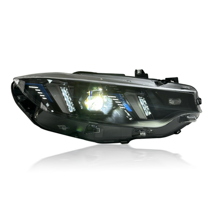 Vekto LED headlight assembly for BMW 4 Series F32/F82 with snake eye style upgrade, dual color DRL, plug and play installation